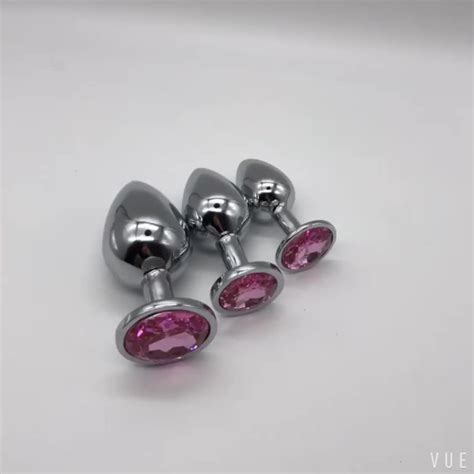 Small Size Colorful Stainless Steel Metal Plug Anal Sex Toys For Women