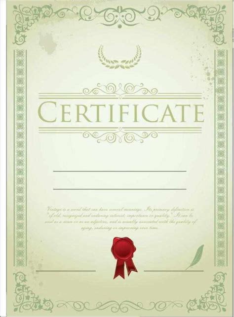 Certificate Templates Psd Certificate Templates