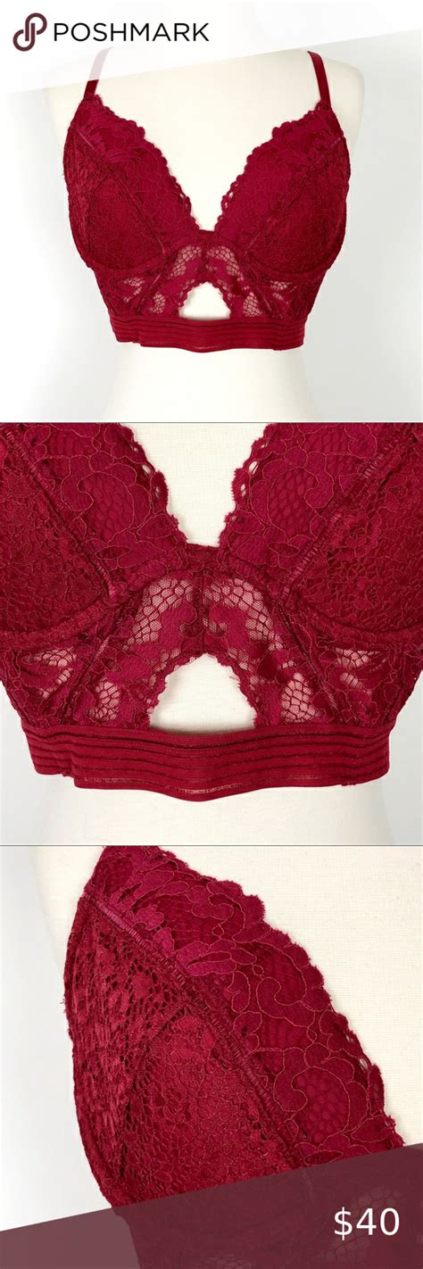 Vs Very Sexy Lined Plunge Plongeant Double Bra 36c Sexy Lace Bustier Fashion