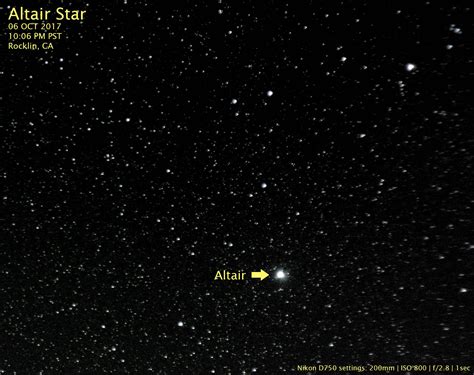 Altair Star Rastrophotography