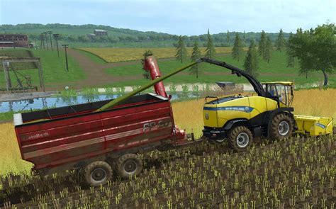 Fs17 Augerwagon For Woodchips And Chaff V 50 Fs 17 Trailers Mod Download