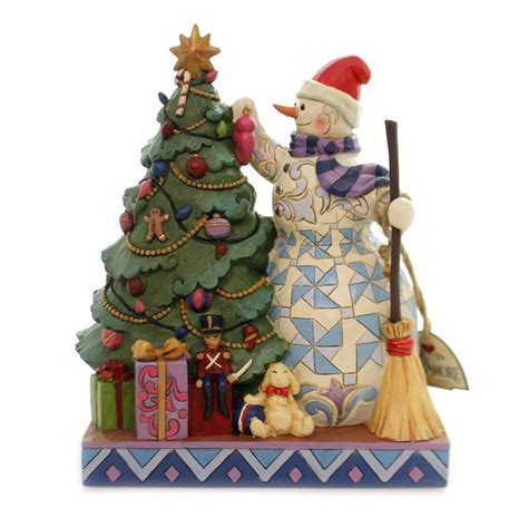 Jim Shore Make Your Corner Merry Polyresin Snowman Tree 6002731 Ebay