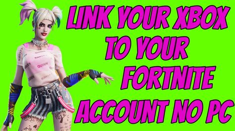 It's complete with vital information, making you privy to areas of the game that you are good at as well as where it is you need to improve to be the ultimate survivor. Link Your Xbox To Your Fortnite Account No PC - YouTube