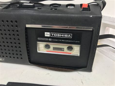 Toshiba Cassette Recorder Kt 270d With Original Box And Cassette Tapes
