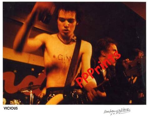 Sid Vicious Sex Pistols Autograph 10x 8 Signed Photo Print Ebay