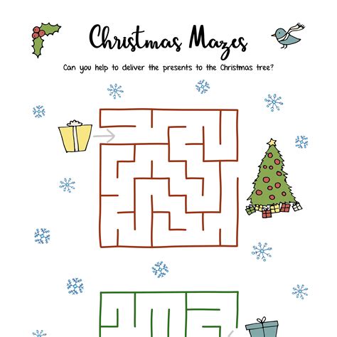 Free Christmas Printable Puzzles