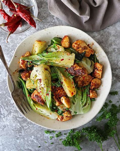 Easy Chicken And Baby Bok Choy Recipe Savory Spin