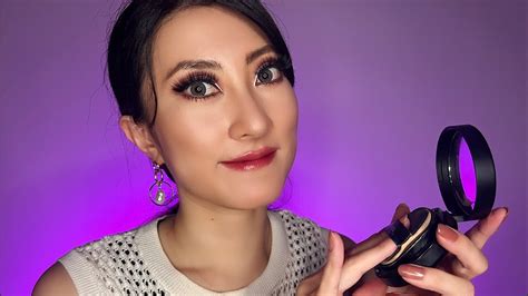 [asmr]doing Your Makeup No Talking Layered Sounds Youtube
