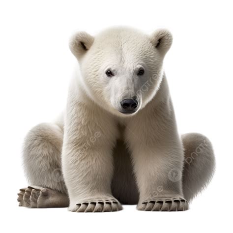 Oso Polar Animal Lindo Blanco Transparente Png Oso Polar Lindo