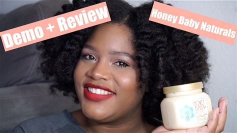 Demo   Review | Honey Baby Naturals Hair Smoothie! - YouTube
