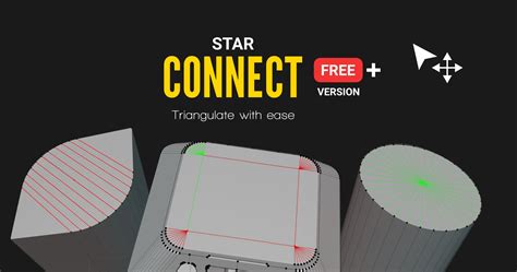 Star Connect Smart Mesh Triangulation Blender Addon BlenderNation