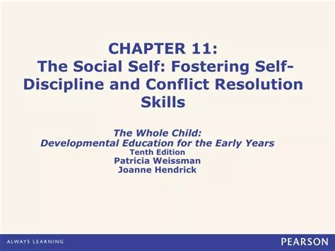Ppt Chapter 11 The Social Self Fostering Self Discipline And