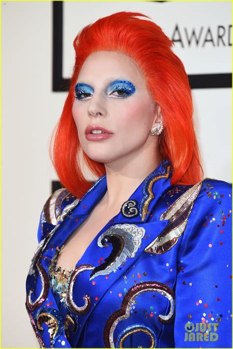 Lady Gaga Wears David Bowie Inspired Outfit At Grammys 2016 Photo