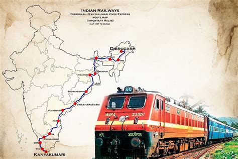 Know Vivek Express The Longest Train Journey Of Indian Railways Covering 4 247 Kms And 9 States