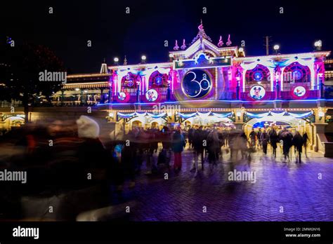 Disneyland Paris 30 Years Illumination Disney Attraction Park Entrance