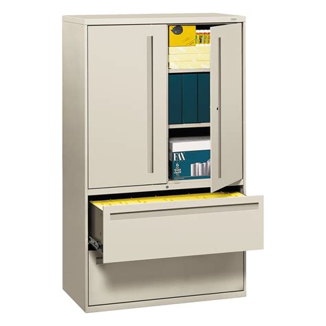 2 Drawers Lateral Lockable Filing Cabinet Gray