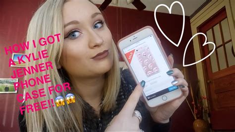 How I Got A Kylie Jenner Phone Case For Free Youtube