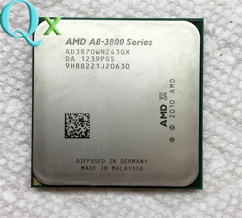 Amd A8 Series A8 3870k 3 Ghz Quad Core Cpu Processor Socket Fm1 100w
