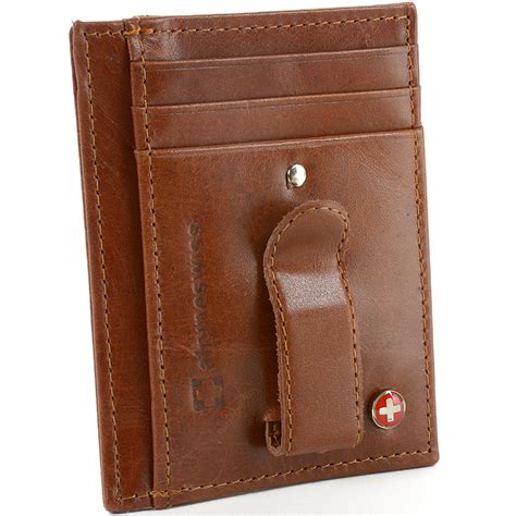 5 out of 5 stars. AlpineSwiss RFID Blocking Mens Money Clip Leather ...