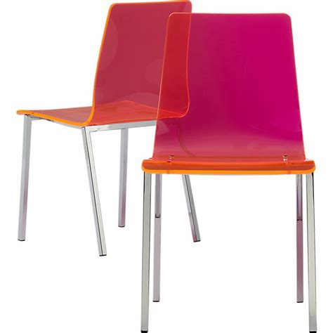 Vapor Neon Chair Acrylic Chair Acrylic Dining Chairs Dining Chairs