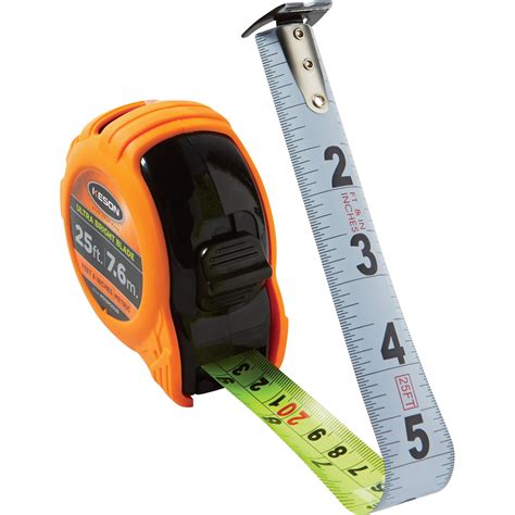keson tape measure 25 ft sae metric pg18m25ub