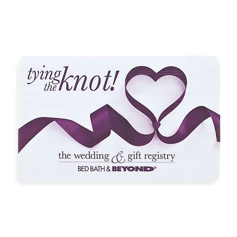 Check spelling or type a new query. "tying the knot!" Ribbon Heart Gift Card | Bed Bath & Beyond