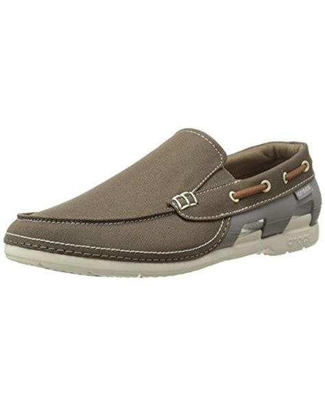 Crocs Beach Line Boat Shoe For Men Lyst