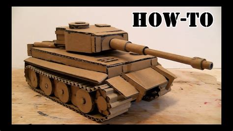 How To Make A Battle Tank With Cardboard On The Hydraulic Driveamazing