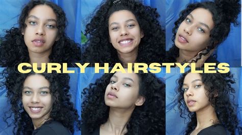 13 Easy Curly Hairstyles Youtube