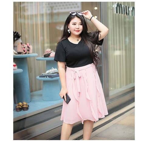 Trendy Korean Outfit For Chubby Female