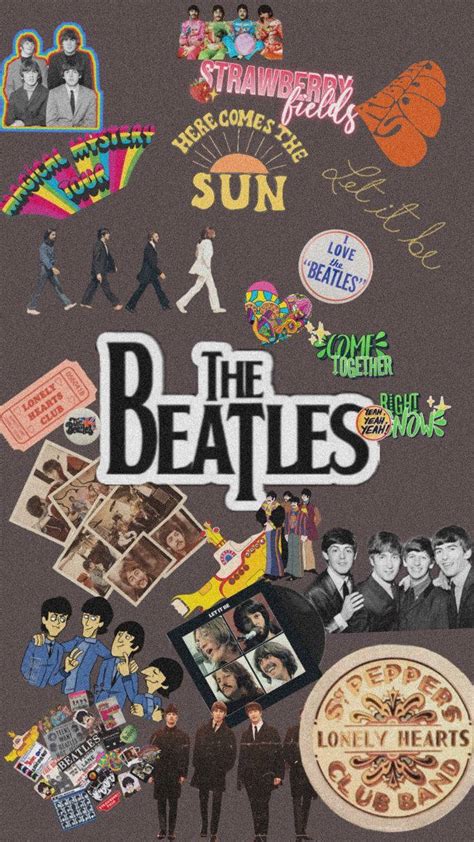 Download The Beatles Aesthetic Collection Wallpaper