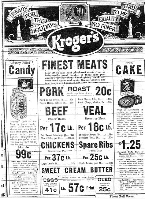 Kroger Ad 1920s Vintage Ads Old Ads Old Advertisements