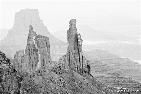 Framed Photo Print Of Washer Woman Canyonlands National Park Utah Black