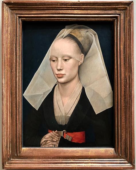 Rogier Van Der Weyden Portrait Of A Lady 1460 Oil On Panel 37 X