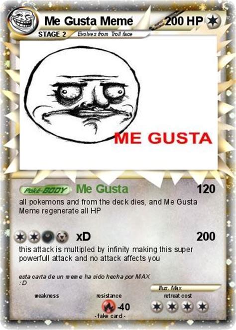 Pokémon Me Gusta Meme Me Gusta My Pokemon Card