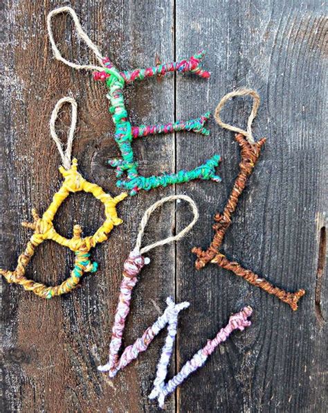These Diy Twig Monogram Ornaments Would Be A Great Christmas Craft