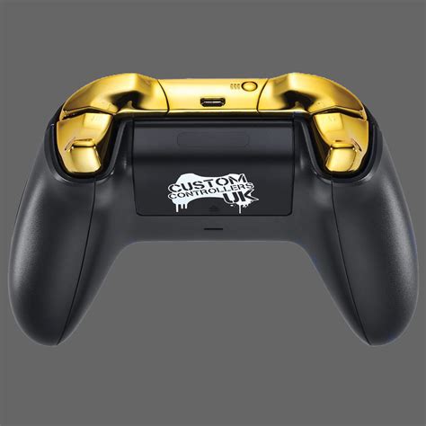 Xbox One Controller 3d Black Gold Custom