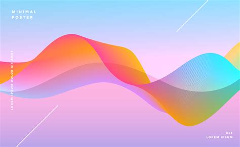 Colorful Dynamic Vibrant Wave Background Download Free Vector Art