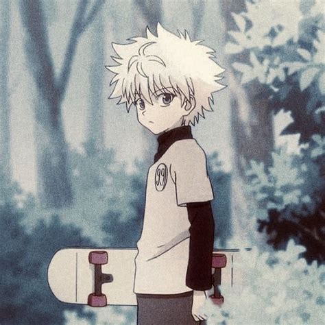 Killua With His Skateboard Anime Wallpaper Anime Hunter Anime