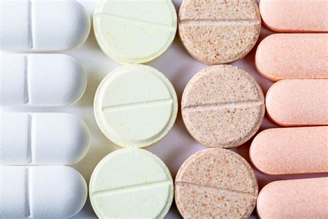 Lots Of Colorful And Different Shapes Of Pills Pills And Capsules On