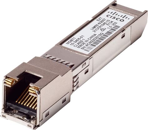 Cisco Linksys Mgbt1 Gigabit Ethernet 1000 Base T Mini Gbic Sfp