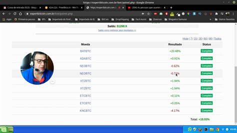 Acima de 20% ao mês no bitcoin. Resultados do ROBÔ TRADER Expert Bitcoin - YouTube