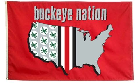 Buckeye Nation Buckeye Nation Ohio State Flag Ohio State
