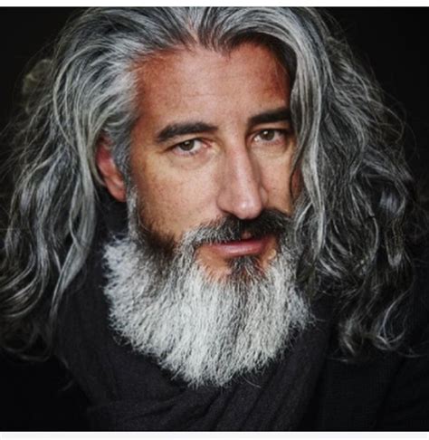 Older Mens Long Hairstyles Mens Hairstyles Haircuts Grey Beards
