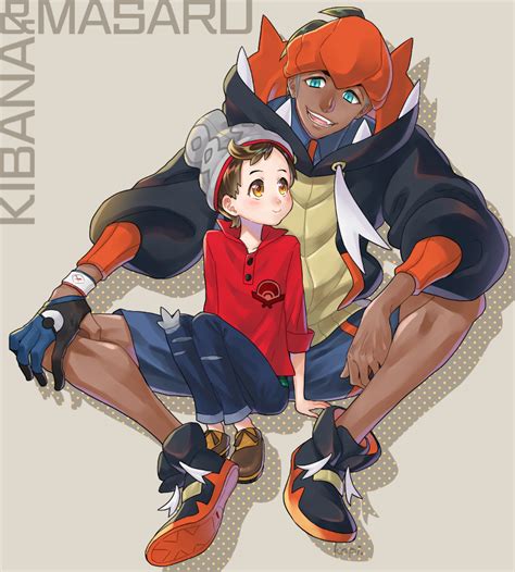 Raihan And Victor Pokemon And More Drawn By Kapiyarou Danbooru