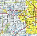 Waukesha County Map - Wisconsin - Wisconsin Hotels - Motels - Vacation ...
