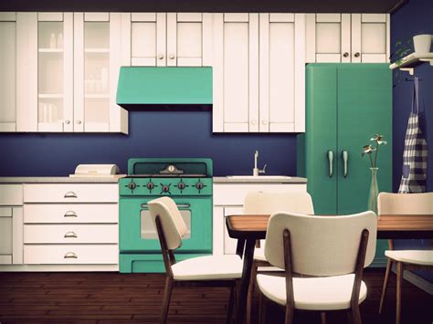 The Sims Resource Back To Retro Kitchen