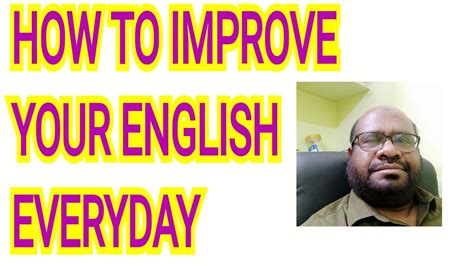 How To Improve Your Englishlearn English Youtube