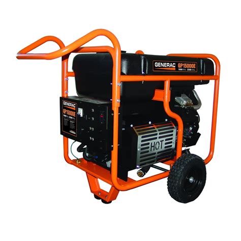 Generac Gp 15000 Running Watt Gasoline Portable Generator At