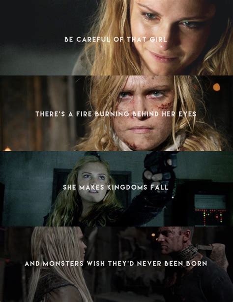Be Careful Of That Girl Clarke Griffin The 100 Show Clarke The 100